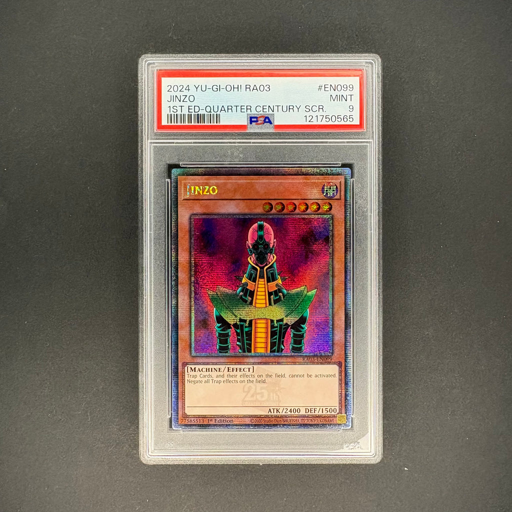 Yu-Gi-Oh! 2024 Rarity Collection 3 Quarter Century Rare Jinzo RA03-EN099 PSA 9