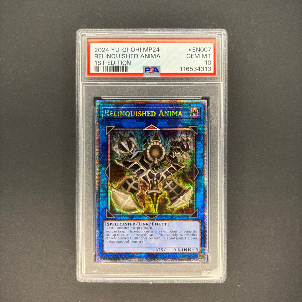 Yu-Gi-Oh! 2024 MP24 1st Edition Relinquished Anima MP24-EN007 PSA 10