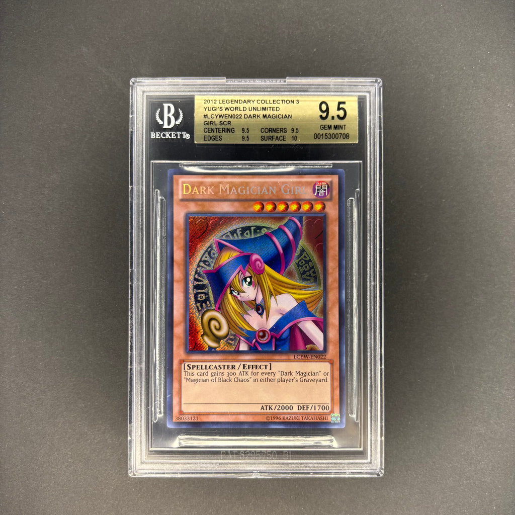Yu-Gi-Oh! 2012 LCYW Dark Magician Girl Secret Rare LCYW-EN022 BGS 9.5 (Unlimited)